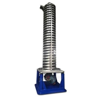 Vertical Spiral Conveyor, Vibration Spiral Cooler Elevator for Plastic Granules