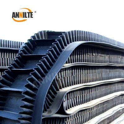 Annilte Wear Resistant Sidewall Skirts Bucket Rubber Conveyor Belt