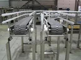 2mm Thickness Stainless Steel Glass Bottle Conveyor with Water Tray
