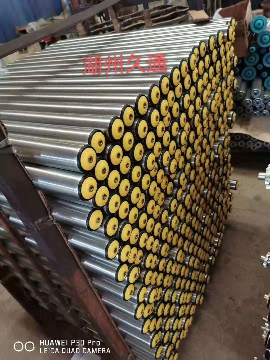 Galvanize Steel, Ss, PU, Rubber Roller Gravity Roller for Roller Conveyor