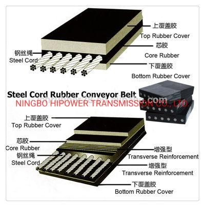 General Use Steel Cord St Cord Rubber Conveyor Belt
