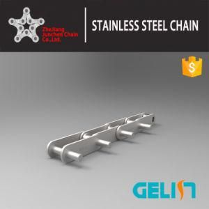 Double Pitch Stainless Steel Conveyor Chain with Attachments