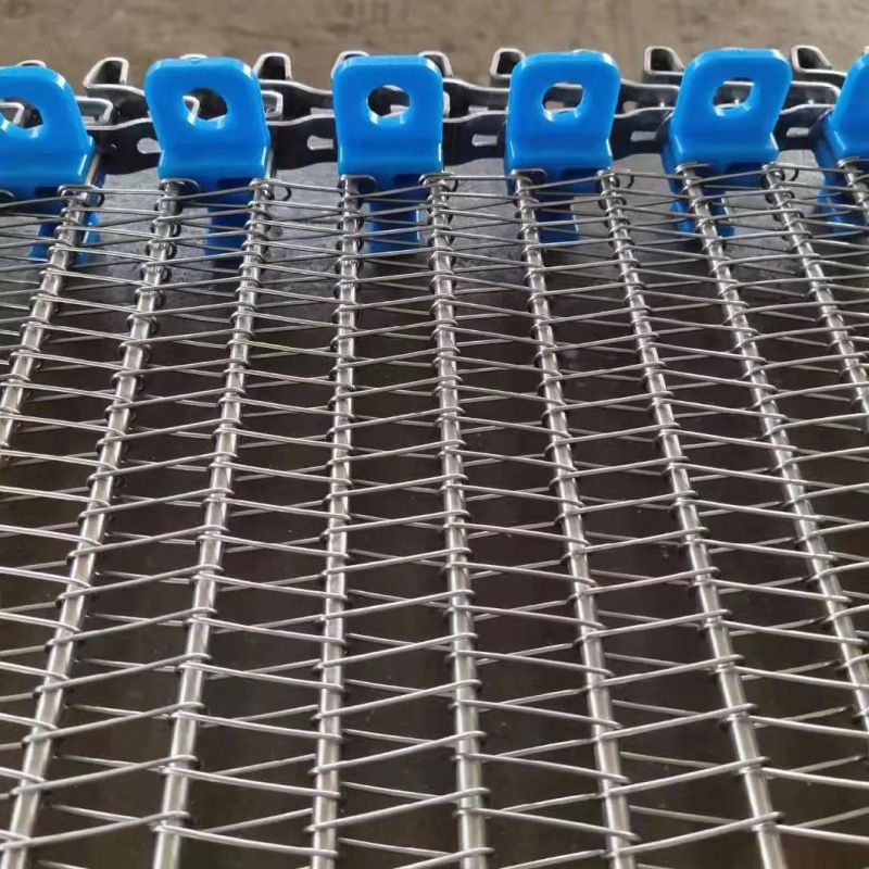 Manufacturer Flexible Rod Metal Spiral Conveyor Belt