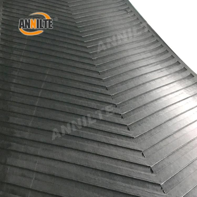 Annilte Cement Plant 90 Degrees Corrugated Sidewall Rubber Conveyor Belt