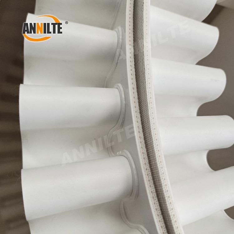 Annilte OEM Factory White Circular Baffle Conveyor Belt Food Conveyor Belt Baffle Conveyor Belt Climbing Belt