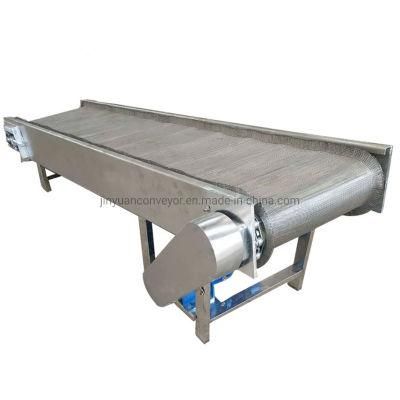 304 Stainless Steel Mesh Belt Chain Plate Conveyor for Food