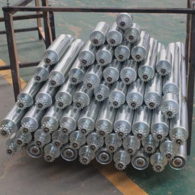 Double Polymer Sprocket Driven Conveyor Roller for Transportation