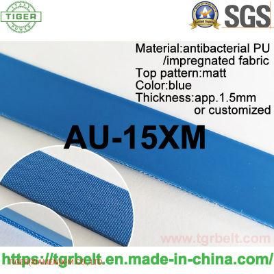 Tiger Brand China Top 5 Manufacturer1.5 Blue PU Conveyor Belt for Food Industry