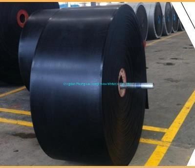 High Tensile Strength Black Rubber Conveyor Belt for Ore Plant