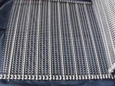 304 Stainless Steel Food Grade Chain Link Spiral Wire Mesh Conveyor Belt
