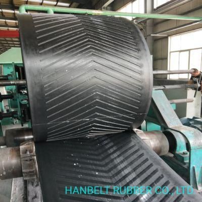 Ep500/4 15MPa Chevron Conveyor Belt with Top Quality