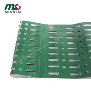 China Supplier Customized Industry Flat Conveyor Belt with Punching Hole