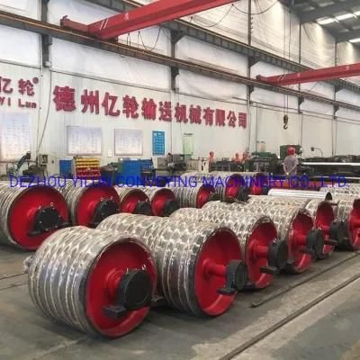 High-Performance China Factory Conveyor Roller Drive Pulley for Belt Conveyor