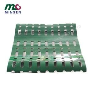 Factory Customized Green PVC Conveyor Belt Add Punching Hole for Industrial Transport