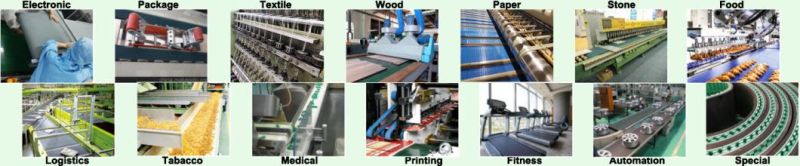 China Tiger Manufacturer 9.0mm Dark Green PVC Belt for Marble Equipments