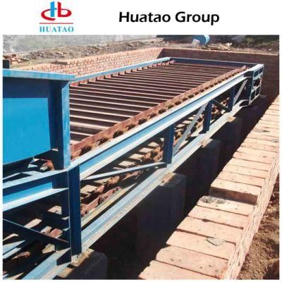 Adjustable Speed Stainless Steel Flat Chain Conveyor for Waste Paper