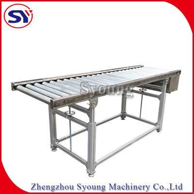 Stainless Steel304 Roller Conveyor Table for Logistics Distribution