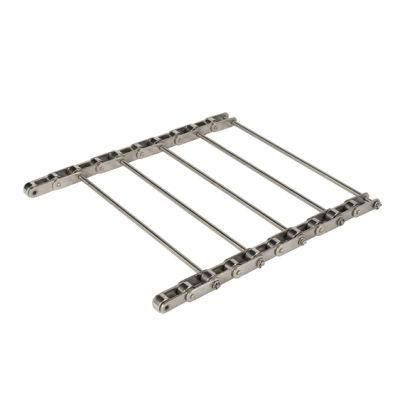 Food Grade SS304 Conveyor Pizza Baking / Chocolate Enrober Stainless Steel 1.6mm 1.8mm Wire Mesh Conveyors Flat Flex Belt Band