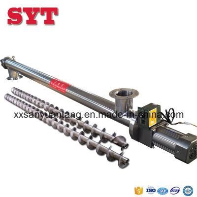 Stainless Steel Screw Conveyor / Screw Conveyor Machine Powder Conveying