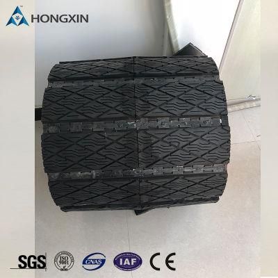 Conveyor Removable Diamond-Pattern Weld-on Rubber Slide Lagging High Wear Resistant 15 mm Thickness