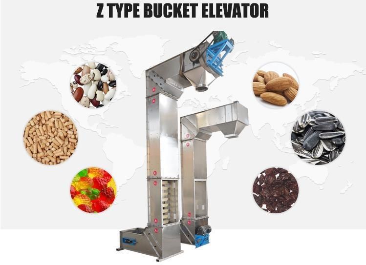 Z Type Bucket Elevator for Pet Food Feeder