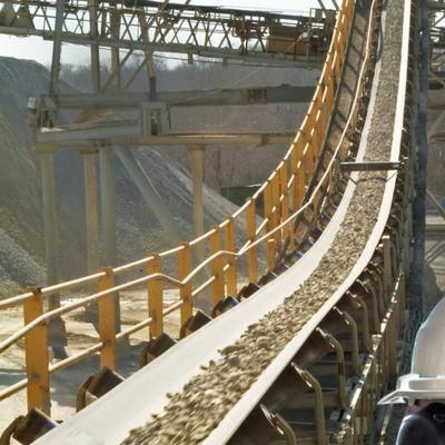 Industry System Rubber Belt Conveyor for Stone in Quarry