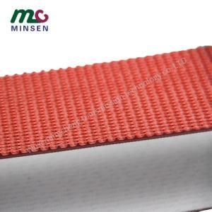 5mm Red Grass Pattern Rough Top PVC Conveyor Belt