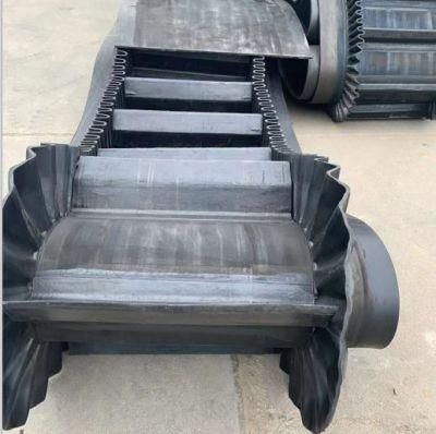 Durable Industrial Inkjet Printer Rubber Sidewall Belt Loading Conveyor