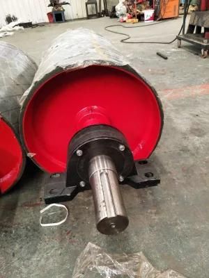 Conveyor Pulley Conveyor Drum Pulley Ruber Ceramic Lagging