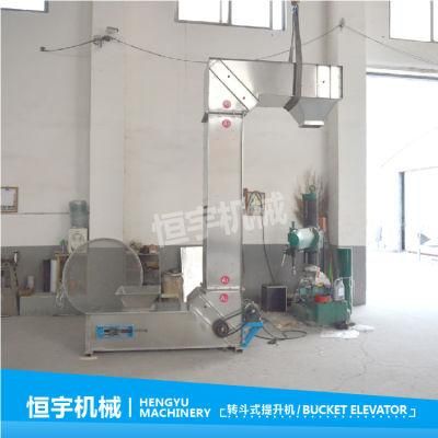 Automatically Rice/Frozen Foods/Snack/Solid Food Chain Bucket Elevator for Packing Line