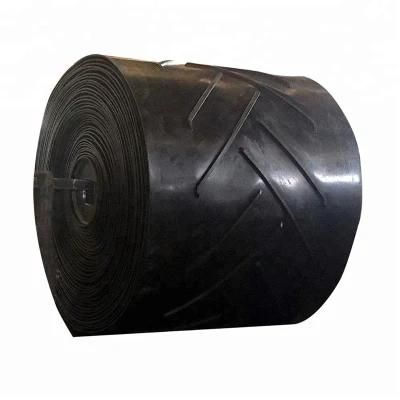 Y Type Chevron Belt Ep Rubber Cleated Conveyor Belt Smooth Surface