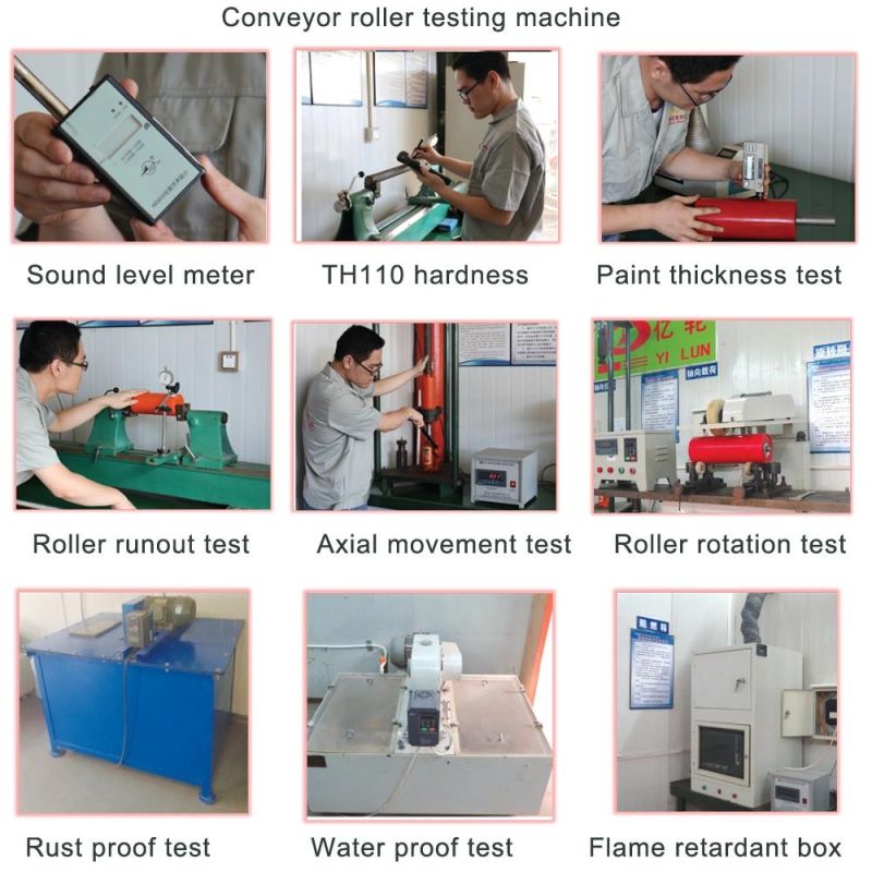 Assembling Trough/Carrier/Impact/Return Rubber Roller Set and Frame in Cema Standard