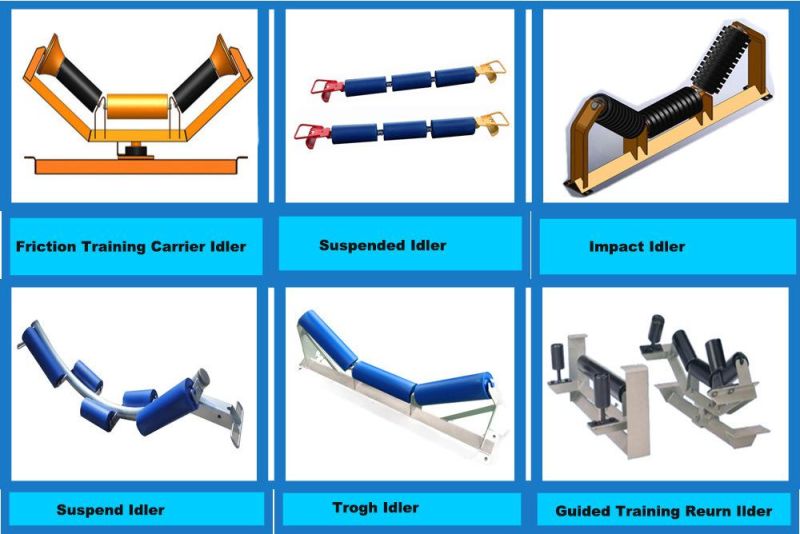 Factory Price Steel Pipe Trough Conveyor Idler Carry Roller for Minig Conveyor