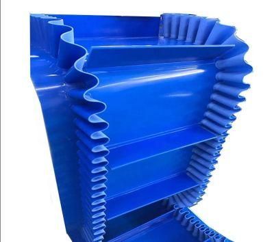 PVC Sidewall Conveyor Belt/Baffle Plate Conveyor Belt