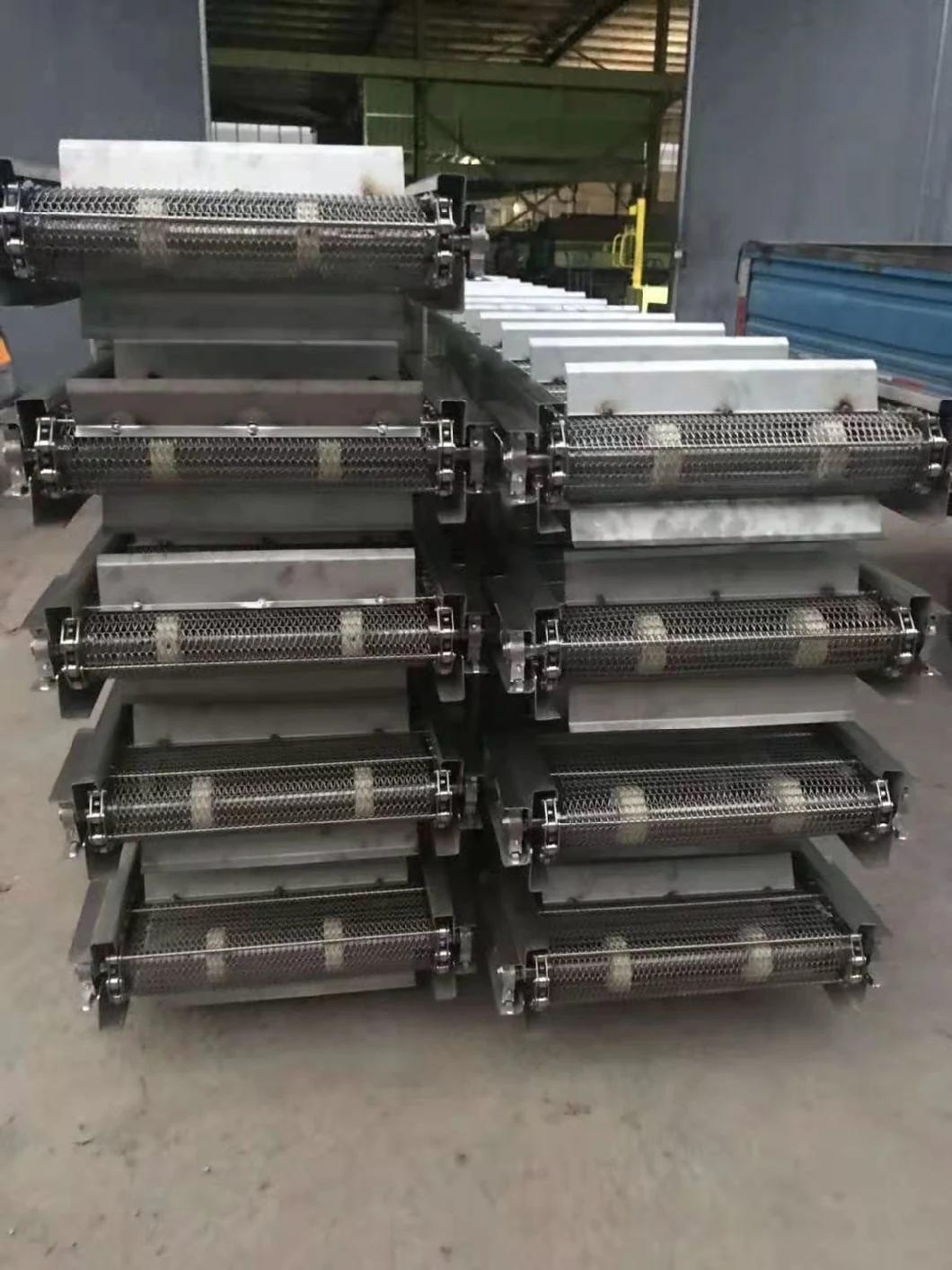 Stainless Steel Conveyor Belt for Cleaning, Cooling and Drying Line