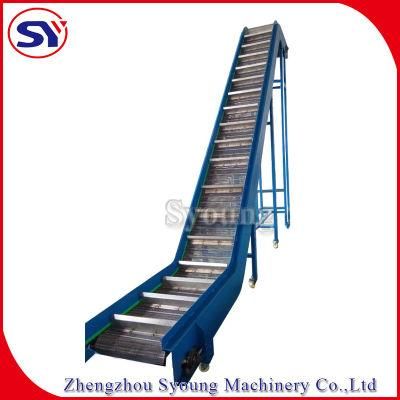 SS316 Incline Net Mesh Belt Conveyor Cooling with Flights