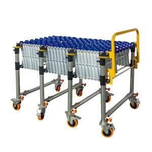 Plastic /Steel Small Wheel Conveyor for Warehouse Unloading and Transfer