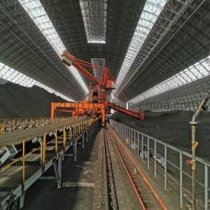 Conveyor Carrying Through Idlers for Steel Ore Duty Application