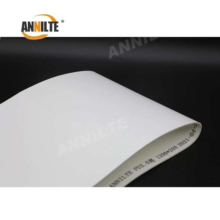 Annilte PU 2.0mm Conveyor Belt Food Grade Dough Sheeter Conveyor Belt