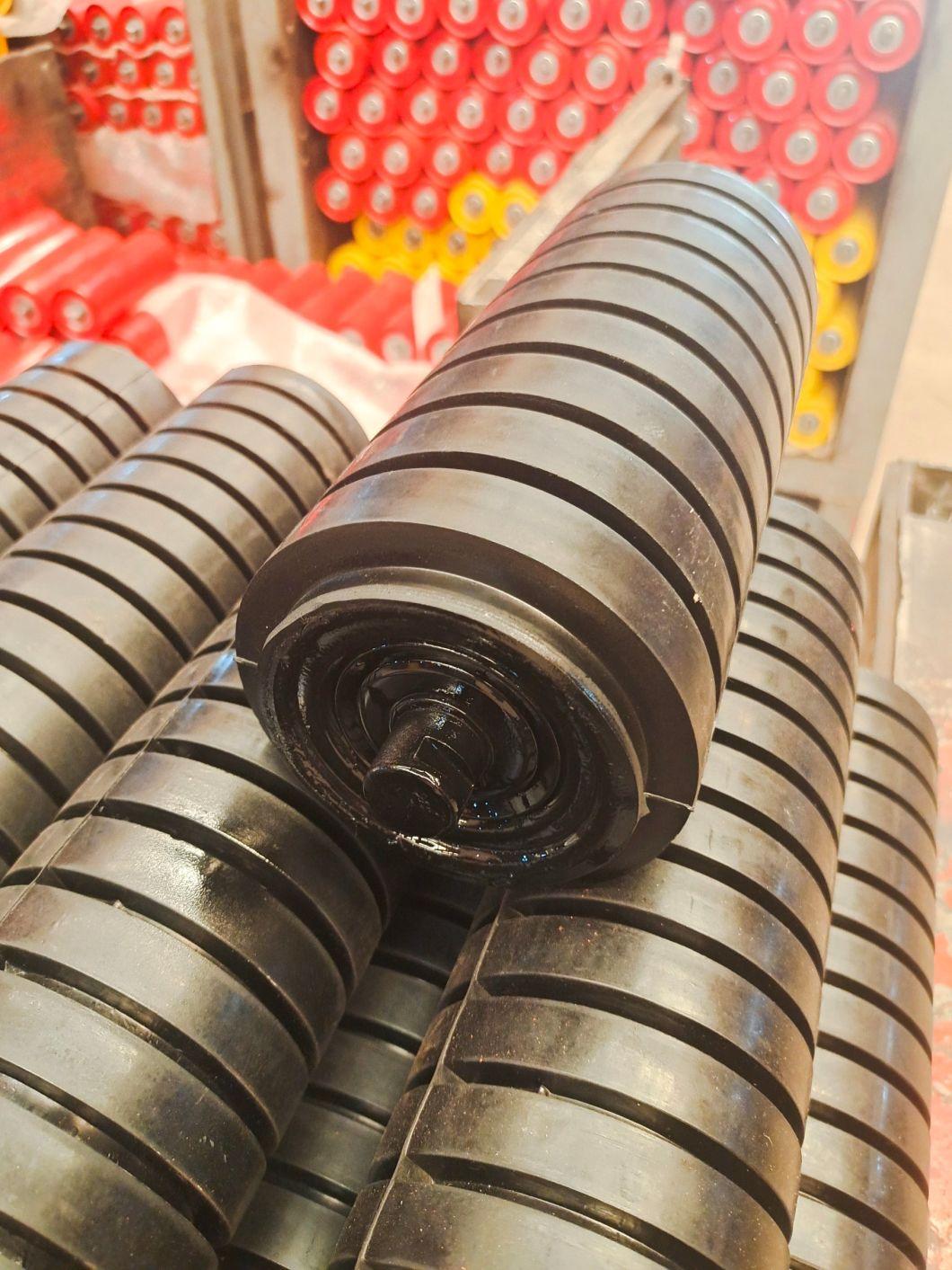 Rubber Coated Roller, Impact Roller for Conveyor Belt