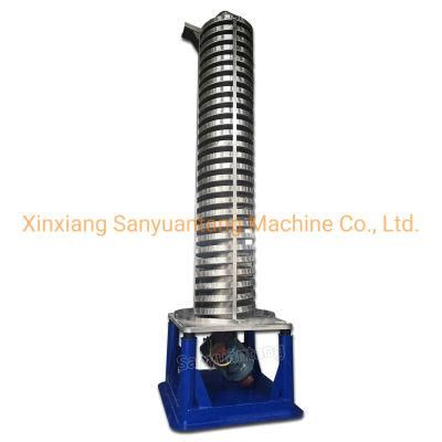 Grain Vertical Vibration Conveyor Corn Cooling Spiral Elevator