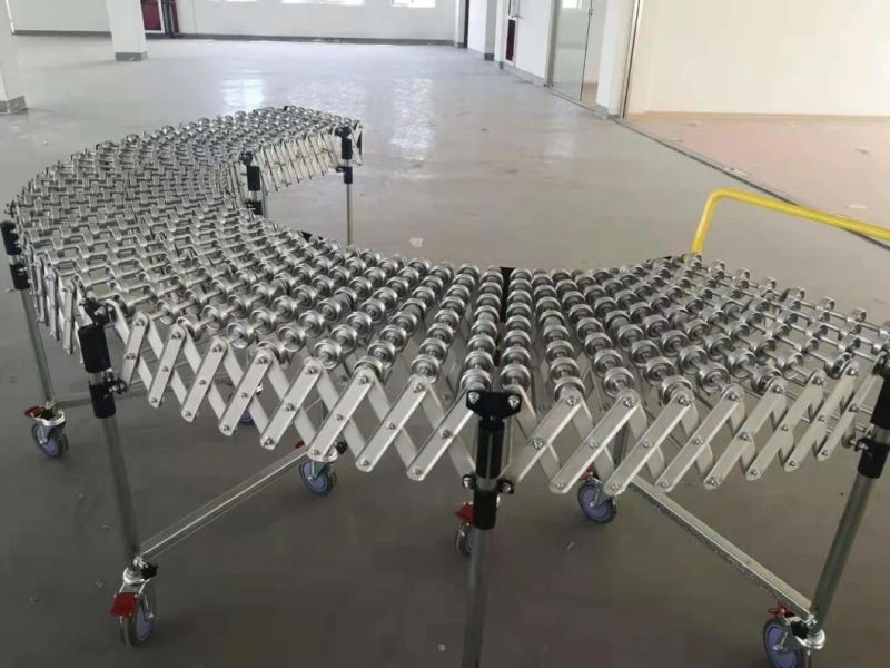 Galvanized Steel Skatewheel Flexible Conveyors