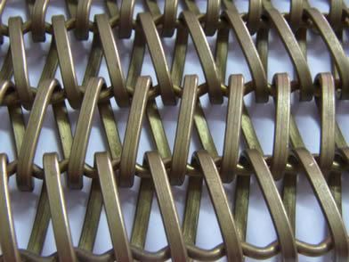 High Quality Brass Balanced Weave Conveyor Belt