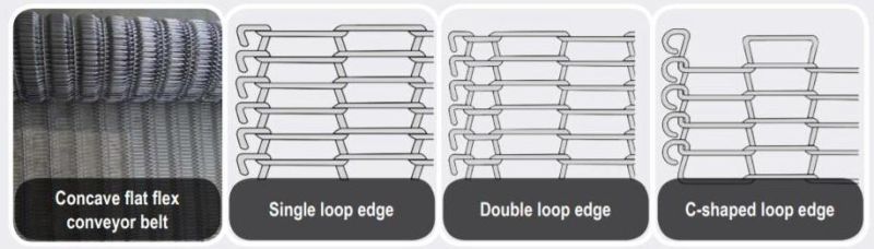 Food Industry Baking Industry Flat Flex Wire Mesh Belt