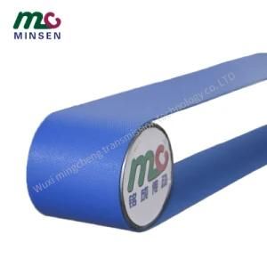 Manufacturers Blue Cloth Antibacterial 1.5 mm PU Food Conveyor Belt