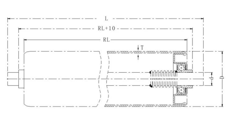 Steel Double/Single Sprocket Roller Used in Light Duty Industry