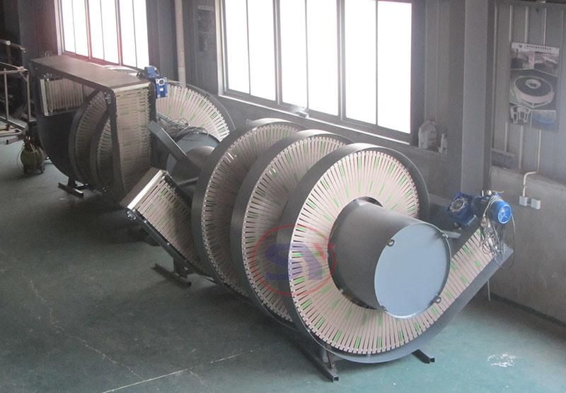 Multiple Inlet Outlet Spiral Conveyor for Small Footprint