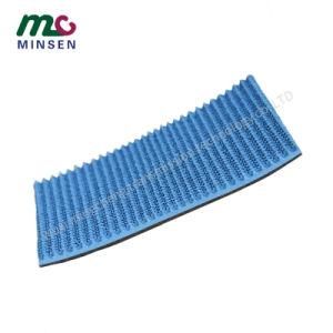 The Manufacturer Customized Blue Rubber Anti-Skid Climbing Slope Grass Conveyor Belt