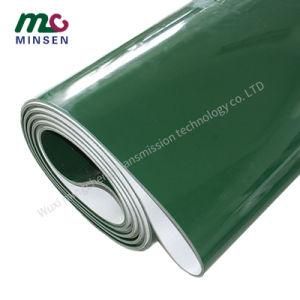 Factory 9.0mm Super Thick Green PVC Conveyor Belt High Tensile Strength Conveyor Belt