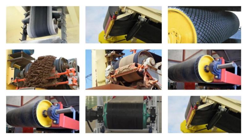 Heavy Duty Conveyor Roller, Conveyor Idler, Conveyor Frame/Brackets, Conveyor Pulleys for Bulk Material Mine